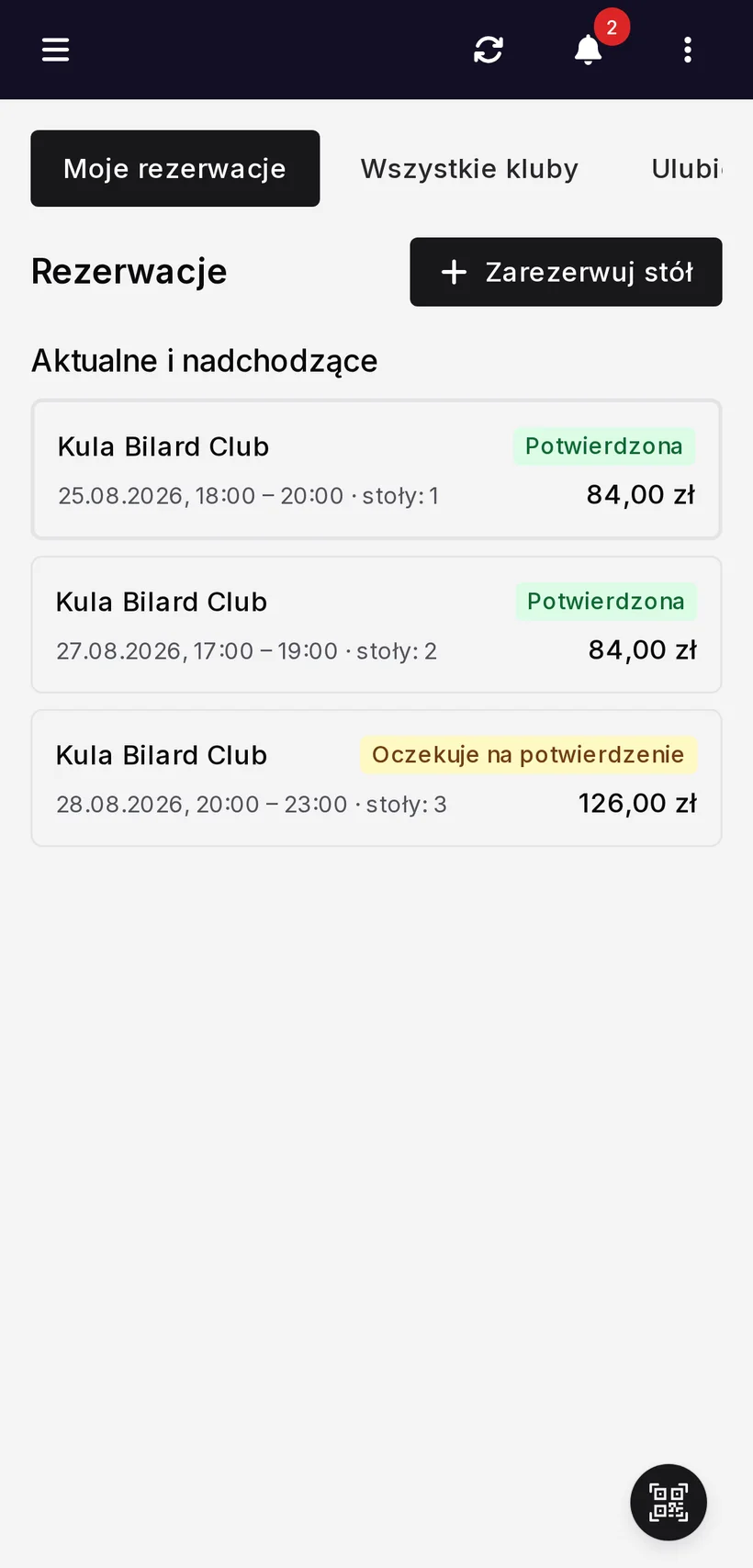 Online bookings